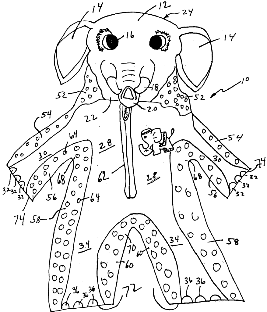 Elephant-headed costume. 